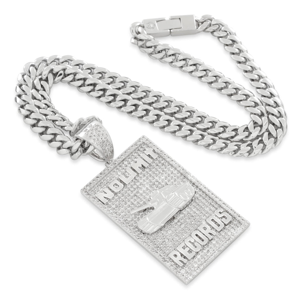 No Limit Records x King Ice - No Limit Dog Tag Necklace
