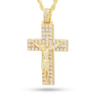 14K Gold / M Notorious B.I.G. x King Ice - Biggie Crucifix Necklace NKX14106
