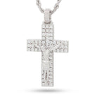 White Gold / M Notorious B.I.G. x King Ice - Biggie Crucifix Necklace NKX14107