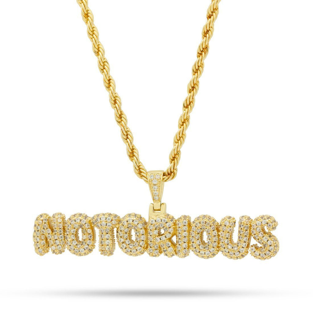 14K Gold / M Notorious B.I.G. x King Ice - Notorious Necklace NKX14056
