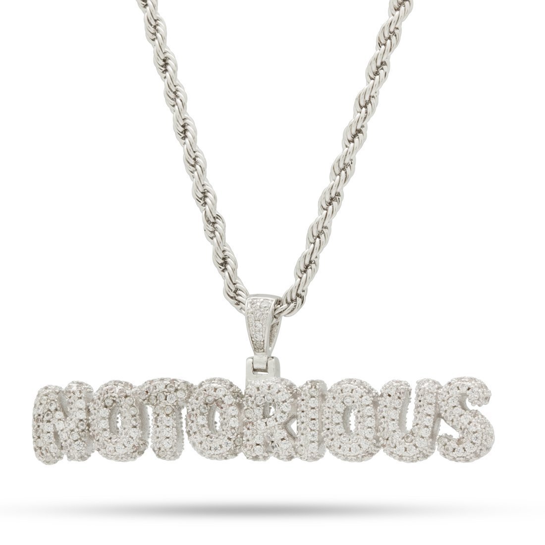 White Gold / M Notorious B.I.G. x King Ice - Notorious Necklace NKX14093