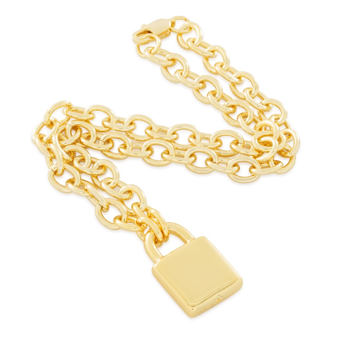 18k Padlock Pendant - ICEBAE