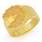 Sterling Silver / 14K Gold / 7 Pacman x King Ice - Pacman Ring