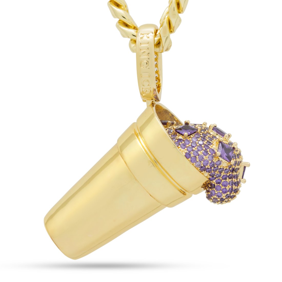 Purple Drank Necklace Hip Hop Jewelry King Ice