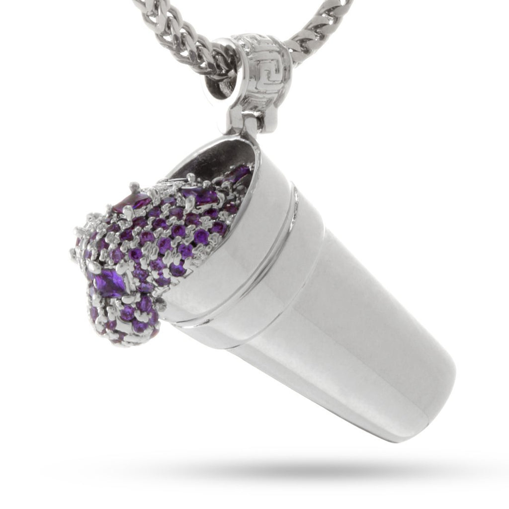 White Gold / M Snoop Dogg x King Ice - Purple Drank Necklace NKX11713