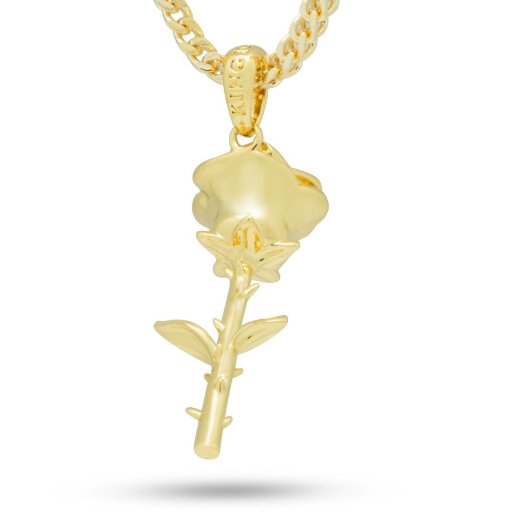 14K Gold / M Rose Necklace NKX13253