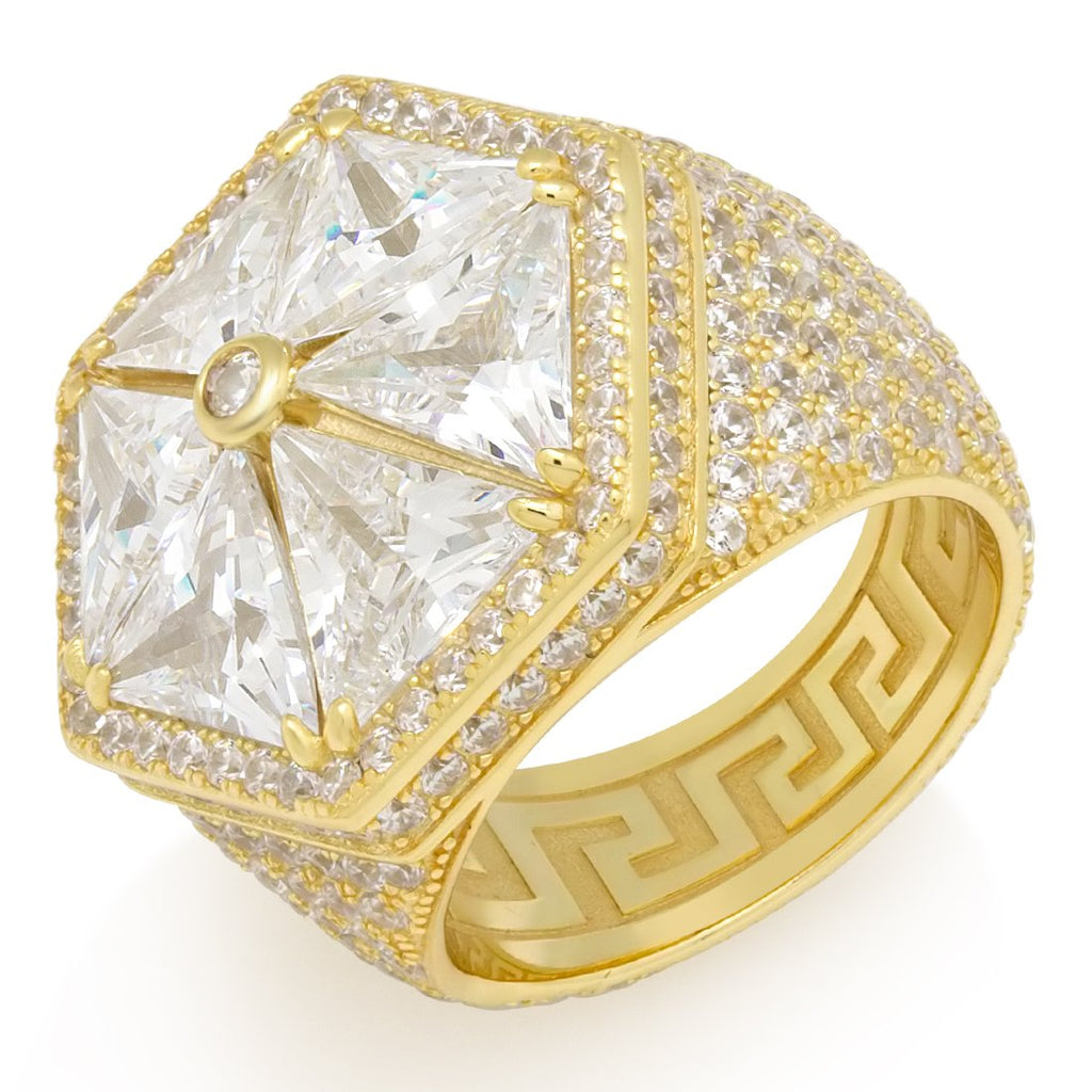 Sterling Silver / 14K Gold / 7 Royalty Ring RGX14237-7