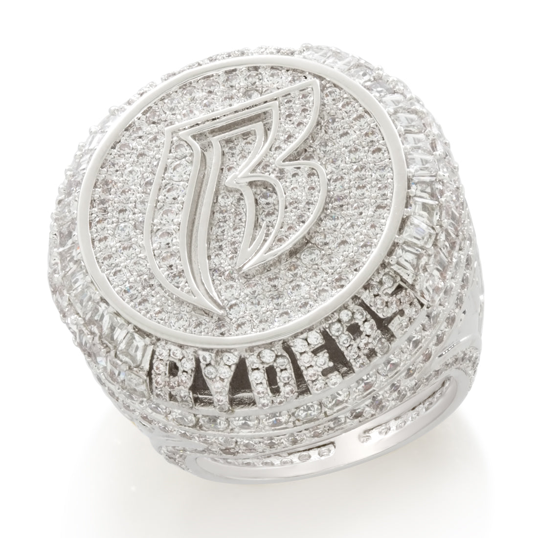 Gold Plated / White Gold / 7 Ruff Ryders x King ice - Championship Ring