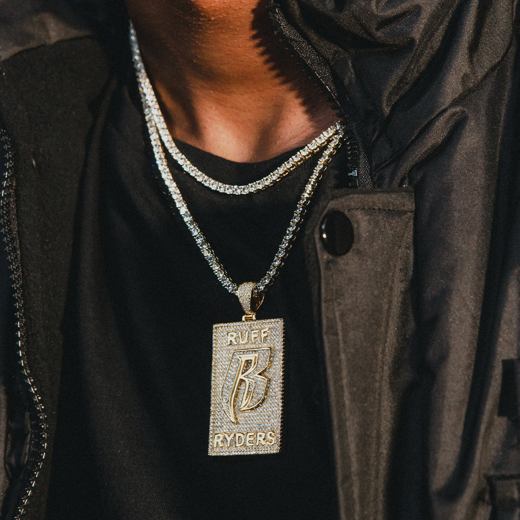 Ruff Ryders x King Ice - Dog Tag Logo Necklace