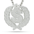 White Gold / M Scarface x King Ice - Cash Empire Necklace NKX14307-SILVER