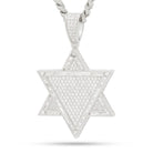 White Gold / M Star of Unity Necklace NKX14304-SILVER
