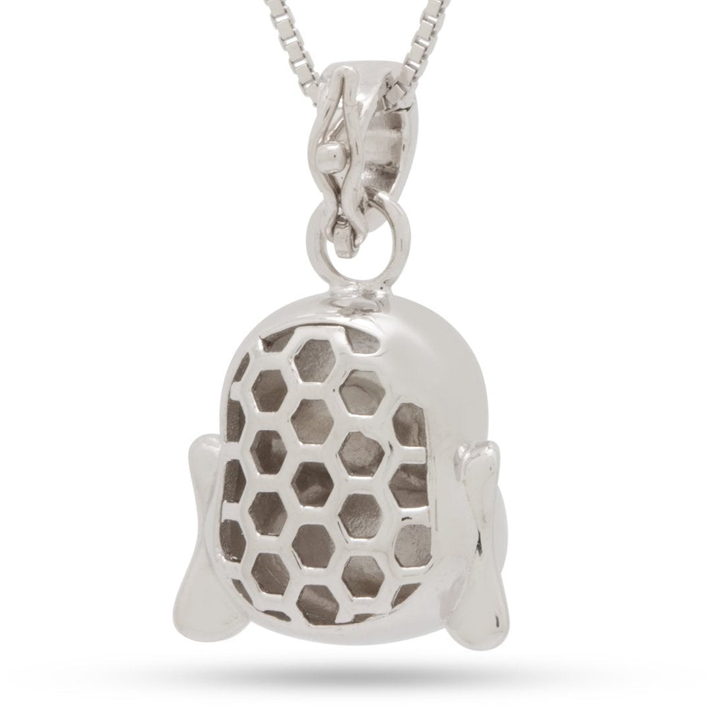 Sterling Silver Buddha of Perception Necklace