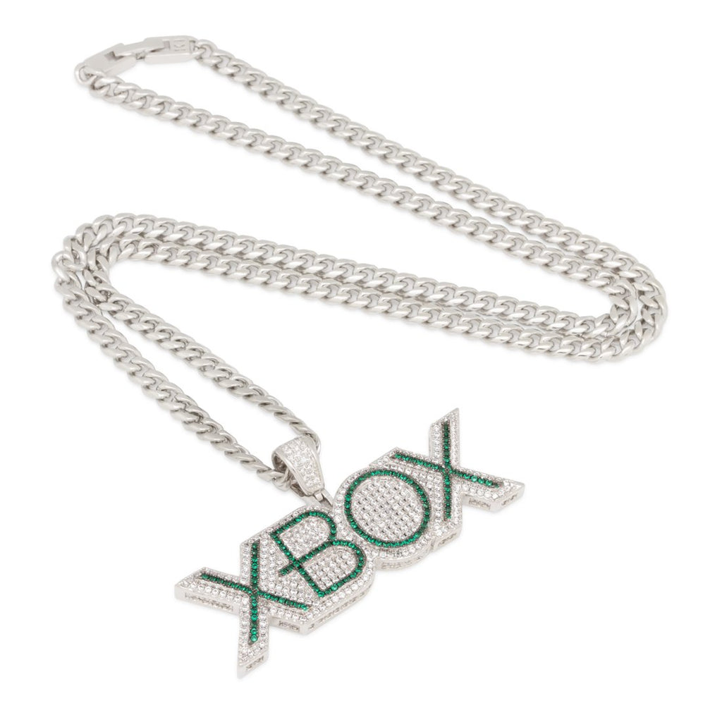 Xbox x King Ice - Emerald Xbox Necklace